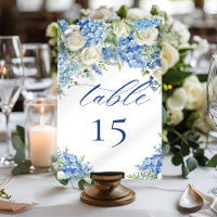 Jardin anglais Blue Hydrangea White Roses Mariage