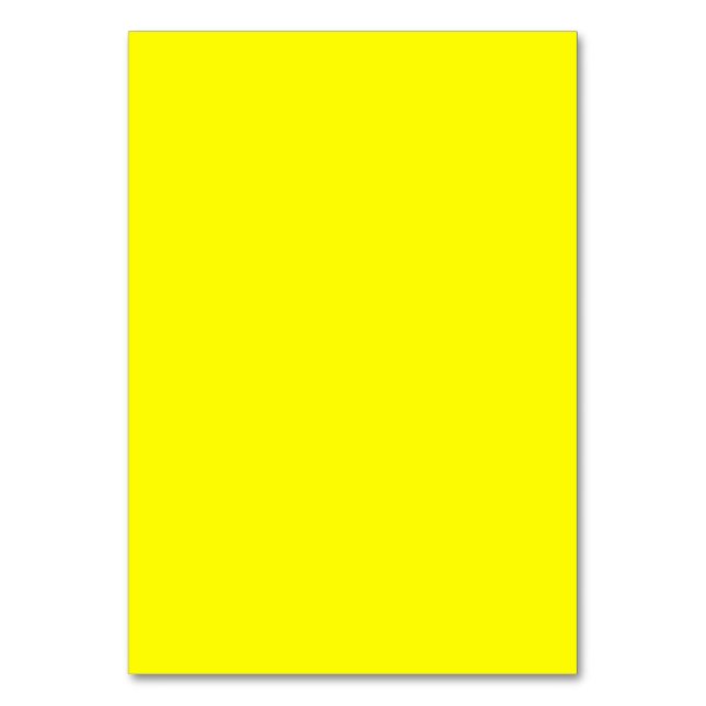 Numéro De Table Jaune clair (couleur solide) (Par défaut)