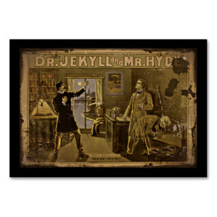 Numéro De Table Jekyll et Hyde Poster art