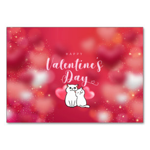 Numéro De Table Joyeuse Saint-Valentin
