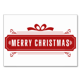 Numéro De Table Joyeux Noël