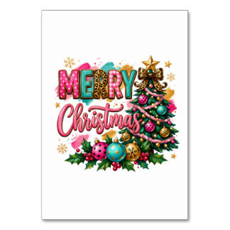 Numéro De Table Joyeux Noël prépa