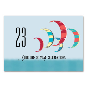 Numéro De Table Kite Surf