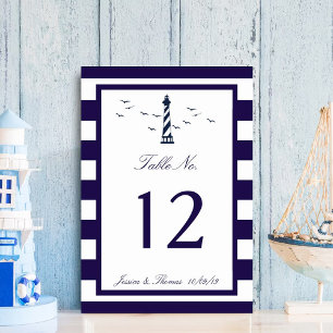 Numéro De Table La collection de Mariages du phare nautique
