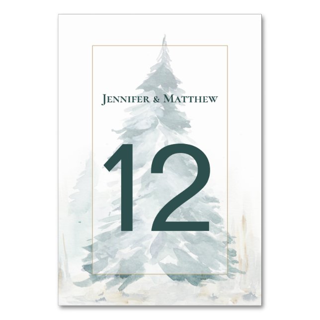 Numéro De Table La romance des pins d'hiver (Par défaut)