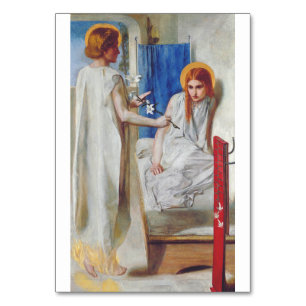 Numéro De Table L'Annonciation par Dante Gabriel Rossetti