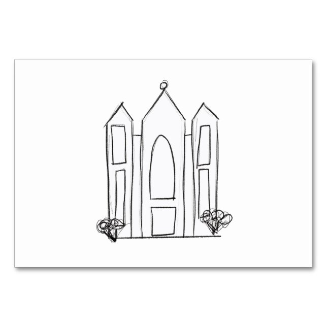 Numéro De Table LDS Salt Lake City (Devant)