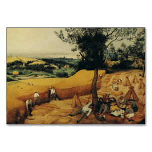 Numéro De Table Les Moissonneurs par Pieter Brueghel l'Ancien