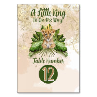 Lion Cub Un Petit Roi Est En Chemin Baby shower