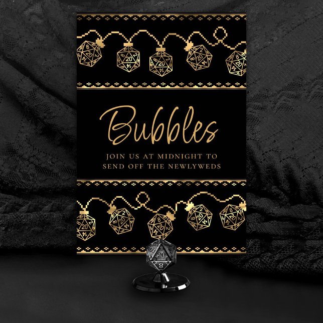 Numéro De Table Luminateurs RPG | Gamer Tabletop Imaginaire Or Per (Customize for various tables (advice, bubbles, snack/sweets/coffee bar, ladies/gentlemen, etc))