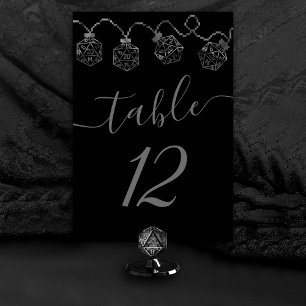 Numéro De Table Luminateurs RPG Imaginaire Retro Tabletop PnP Je