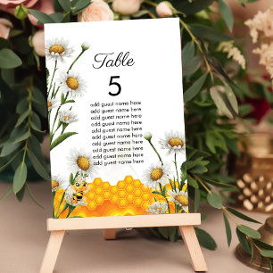 Numéro De Table Mama To Beem Honeypeb White Daisy