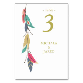 Numéro De Table Mariage