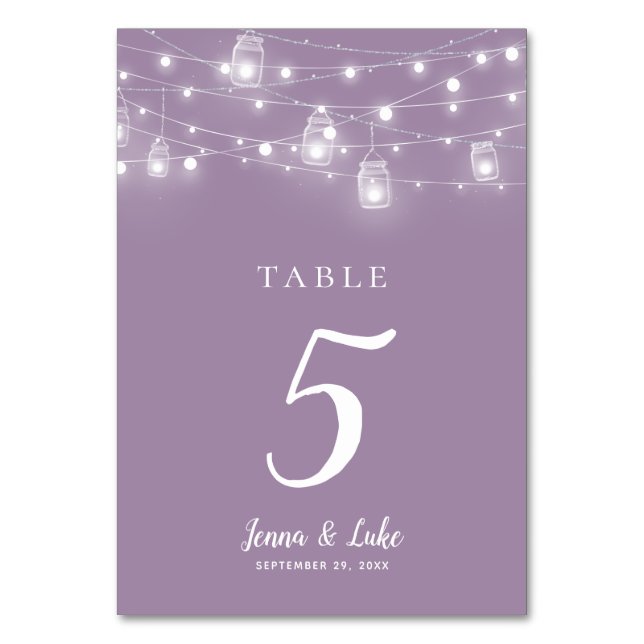 Numéro De Table Mariage à double face, voyants à chaînes rustiques (Par défaut)