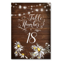 Mariage campagnard Barnwood Daisies BarefootBride™