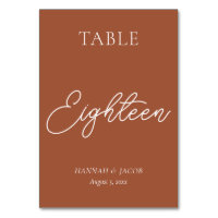 Mariage de rouille en terre cuite dix-huit