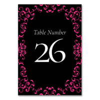 Mariage gothique rose chaud et noir