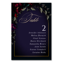 Mariage gothique sombre rouge turquoise floral lun