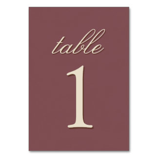 Numéro De Table Mariage Jardin de Verre Coloré