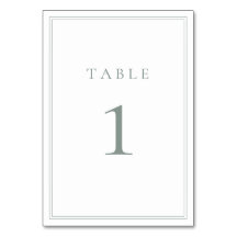 Mariage minimaliste moderne Sage Green