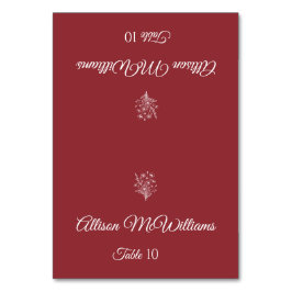 Numéro De Table Mariage Place card Végétarienne-Fleur sauvage Elég