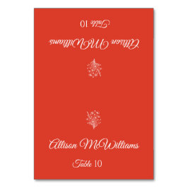 Numéro De Table Mariage Place card Végétarienne-Fleur sauvage Elég
