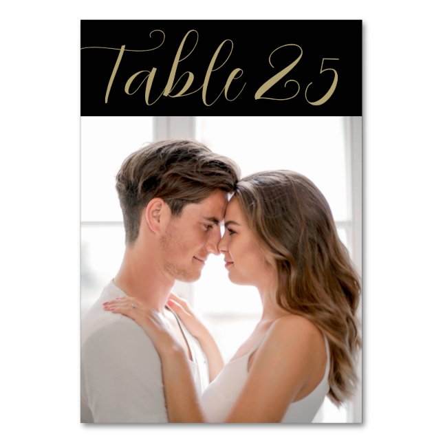 Numéro De Table Mariage Rustic Black Chalkboard (Par défaut)