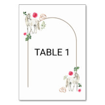 Mariage rustique floral rose equestre