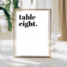 Mariage Typographie Gras Noir & Blanc Moderne