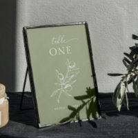 Mariage Vert Olive Poussiéreux | Élégant Jardin Ru
