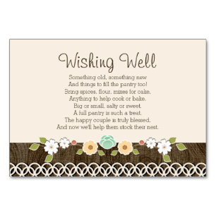Numéro De Table Mint Boho Rustic Wedding shower SOUHAITE BIEN CART