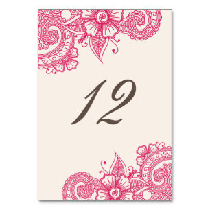 Numéro de table Mod Mehandi