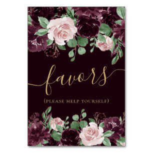 Numéro De Table Moody Passion Dramatique Purple Vin Rose Favoris