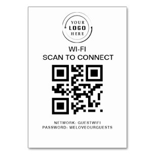 Numéro De Table Mot de passe Wifi   Analyse du code QR pour se con