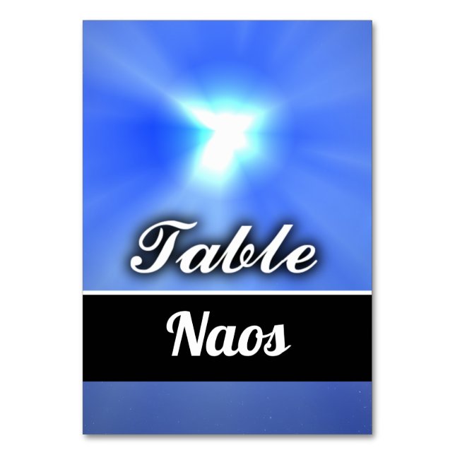 Numéro De Table Naos (Par défaut)