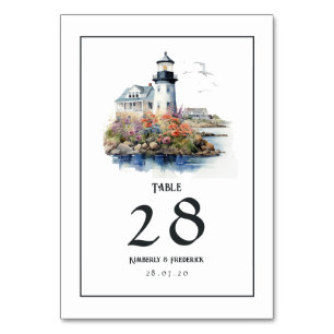 Numéro De Table Newport, Rhode Island Destination Wedding