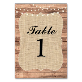Numéro De Table Numéros de tableau Mariage Bois BBQ Rustique Burla