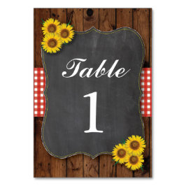 Numéro De Table Numéros de tableau Mariage Bois Rouge Rustique Tou