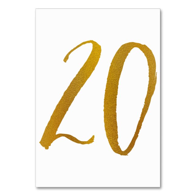 Numéro De Table Numéros de tableau - Typographie Décontractée des  (Par défaut)