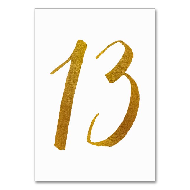 Numéro De Table Numéros de tableau - Typographie Décontractée des  (Par défaut)