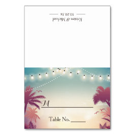 Numéro De Table Palm Beach String Lights Outdoor Mariage Place