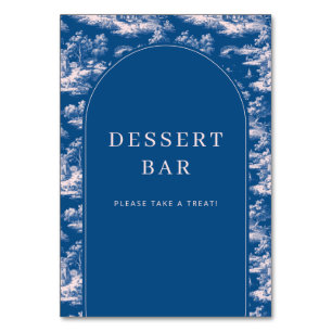 Numéro De Table Panneau de signalisation pour bar à desserts en ta
