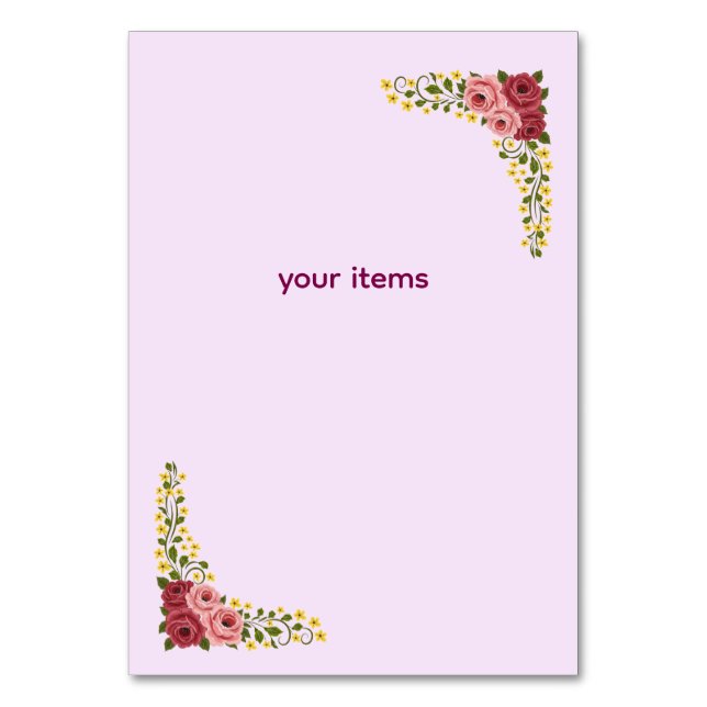 Numéro De Table Panneau de tente de table (Dos)