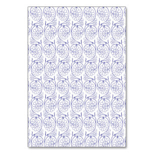 Numéro De Table Papier d'emballage blanc avec un subtil patte exte