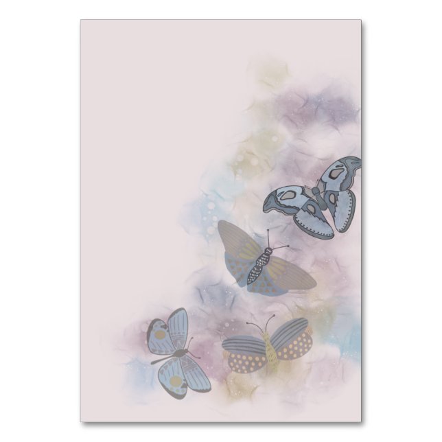 Numéro De Table Papillons à encre d'alcool (Par défaut)