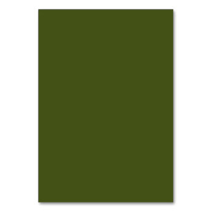 Numéro De Table Personnaliser de design couleur vert olive