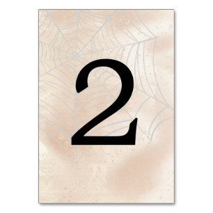 Numéro De Table Petit Couple Effrayant Table Numéro 2