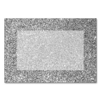 Numéro De Table Photo Parties scintillant en argent Faux
