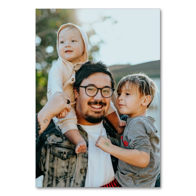 Numéro De Table Photo personnalisée (Par défaut)