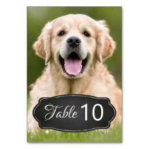 Numéro De Table Photo personnalisée moderne Rustique Mariage de ta
